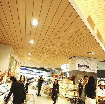 Gのストリップ15mmの高い板の天井はショッピング センターのための0.5mm-0.9mmをタイルを張る