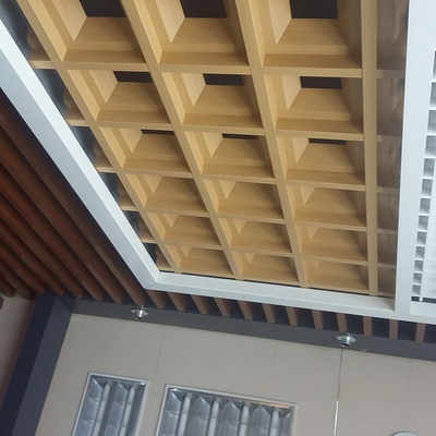 隠されたグリッド金属の天井は200x200mmの正方形かはす縁をタイルを張る