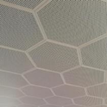 メトロ・ステーションのための天井404mmのカスタマイズ可能な色の六角形クリップ