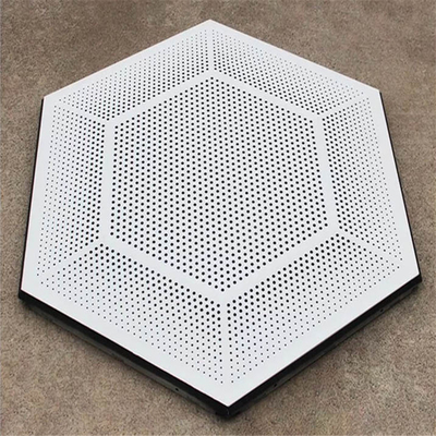 462x462x462x462x462x462はアルミニウム金属の天井の六角形の天井のタイルを打ち抜いた