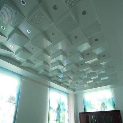 3mmの厚い金属の天井の設計アルミニウム講堂の天井の設計
