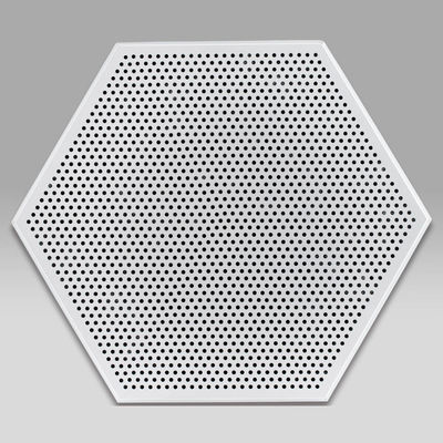 アルミ金属天井 六角天井パネル 404mm クリップイン