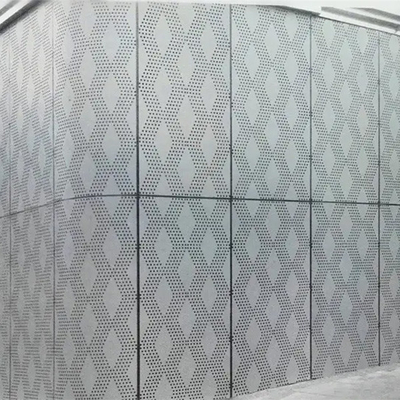 打ち抜かれた外部の装飾的な金属の壁はアルミ合金2-5mmにパネルをはめる