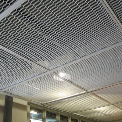 拡大された金属の網の天井板600x1200の装飾的な網パネル