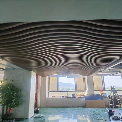 音響の設計天井のMetalworkのアルミニウム バッフルの波の天井