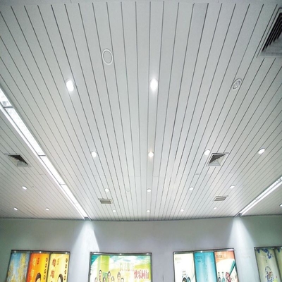 よい耐久性の金属の天井はアルミニウムCのストリップの天井をタイルを張る