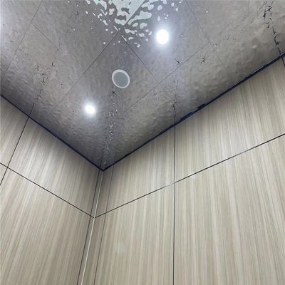 600x600mm水さざ波のステンレス鋼の天井板の鋭角