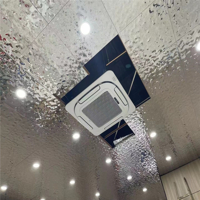 600x600mm水さざ波のステンレス鋼の天井板の鋭角