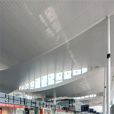 風の証拠Sのストリップの空港ターミナルのためのアルミニウム金属の天井