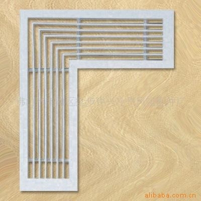 300x300mmのアルミニウム空気拡散器の耐火性の防水ライト級選手
