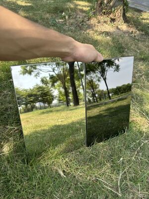 600x600 ステンレス鋼の天井タイル ミラー レイイン 音響天井タイル